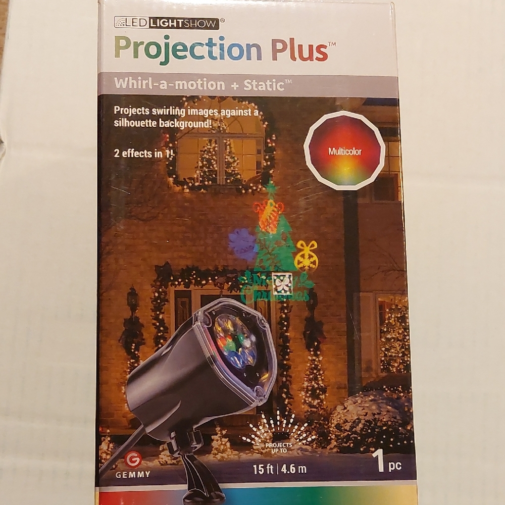 Gemmy Projection Plus Multicolor Light Show